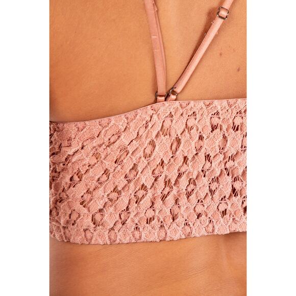 Mauve Crochet Lace Bralette - S - Picture 6 of 7